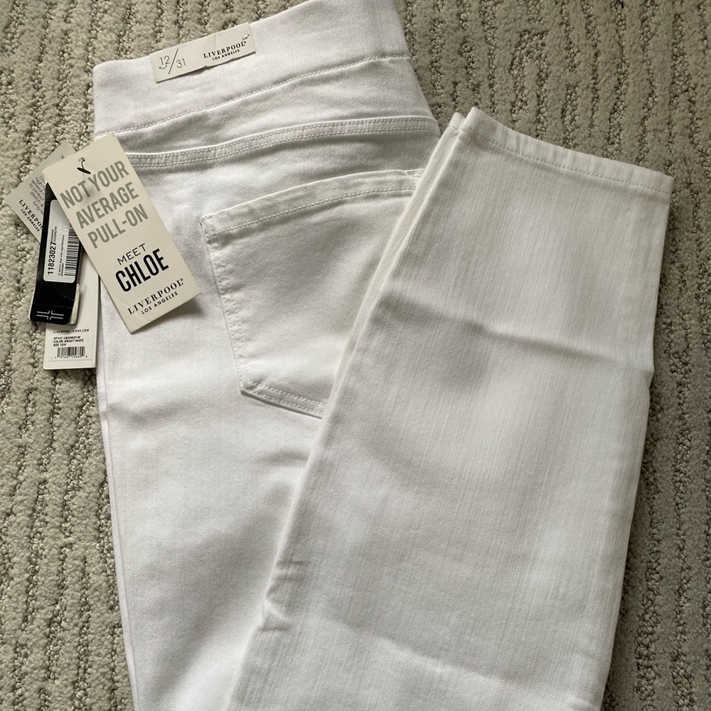 NWT LIVERPOOL LOS ANGELES THE ANKLE SKINNY JEAN